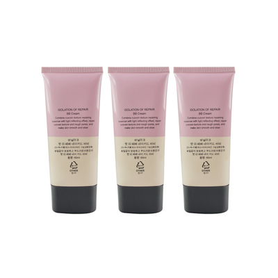 High quality custom PE plastic cosmetic container packaging soft tube for facial cleaner/lotion with flip lid