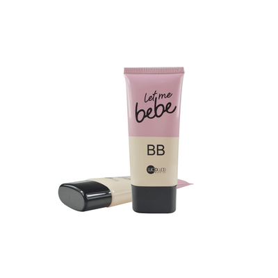 High quality custom PE plastic cosmetic container packaging soft tube for facial cleaner/lotion with flip lid