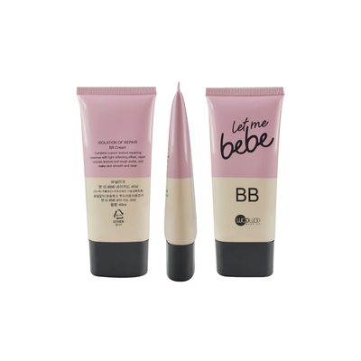 High quality custom PE plastic cosmetic container packaging soft tube for facial cleaner/lotion with flip lid